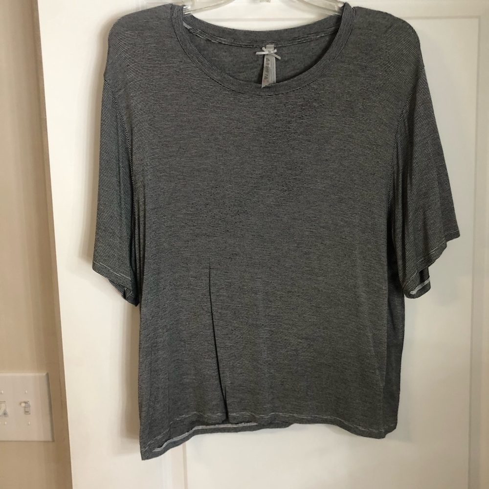 Black & White Pinstripe Tee